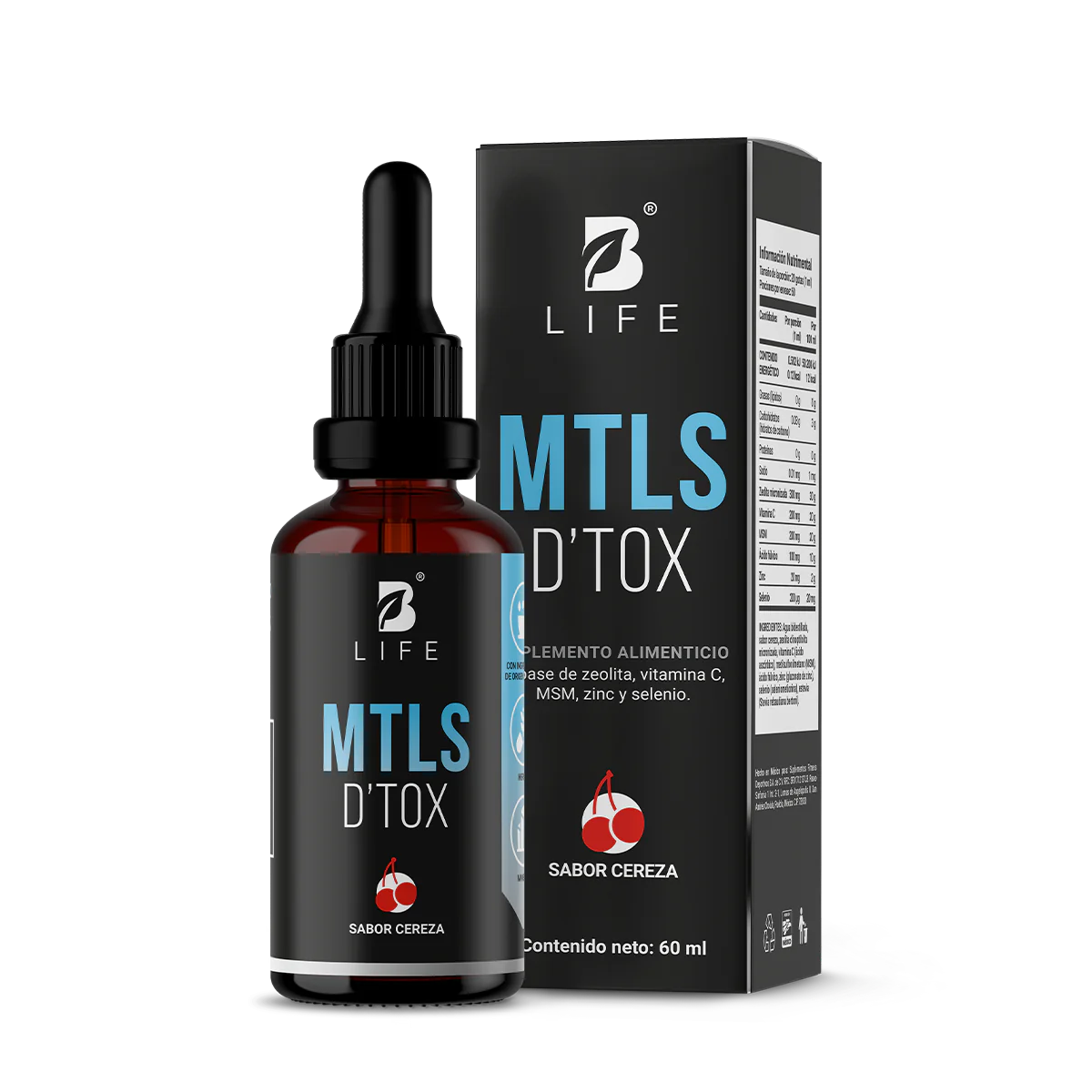 Mezcla de Zeolita, Vitamina C, MSM en Gotas