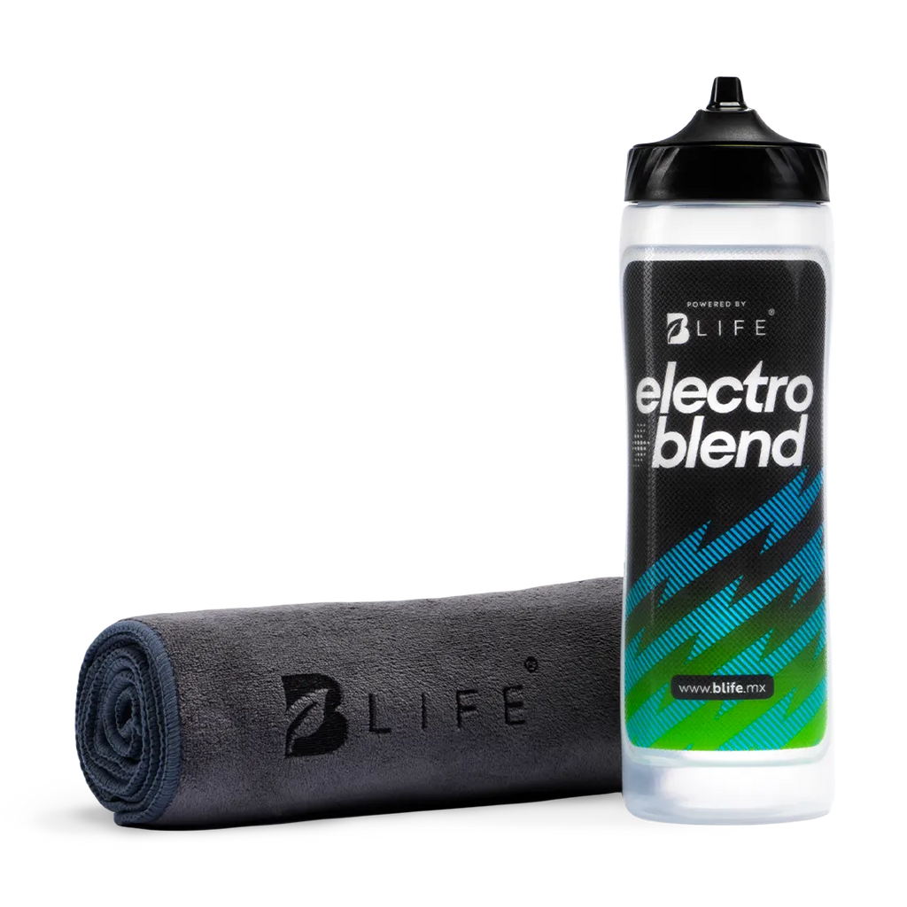 Botella Deportiva 850 ml + Toalla de microfibra