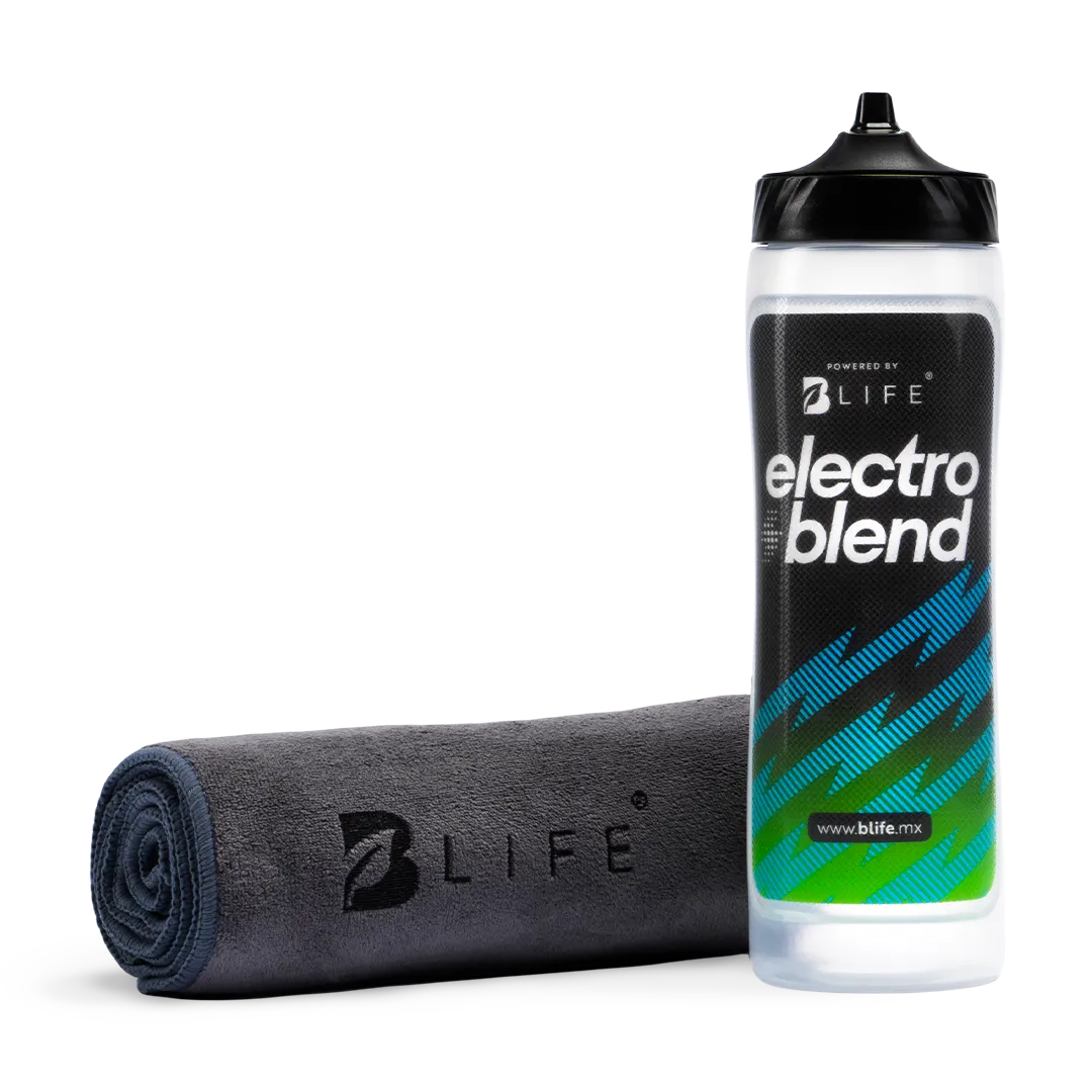 Botella Deportiva 850 ml + Toalla de microfibra