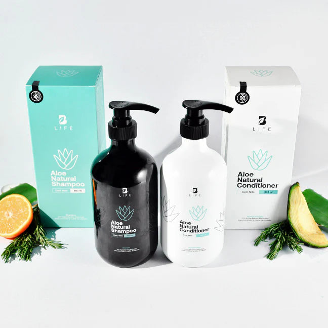 Kit Natural de Aloe Champú y Acondicionador