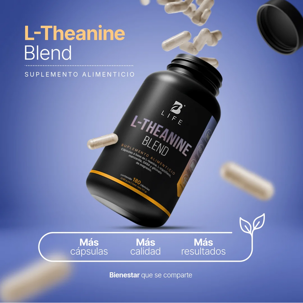 L-Teanina con GABA y Glicinato de Magnesio