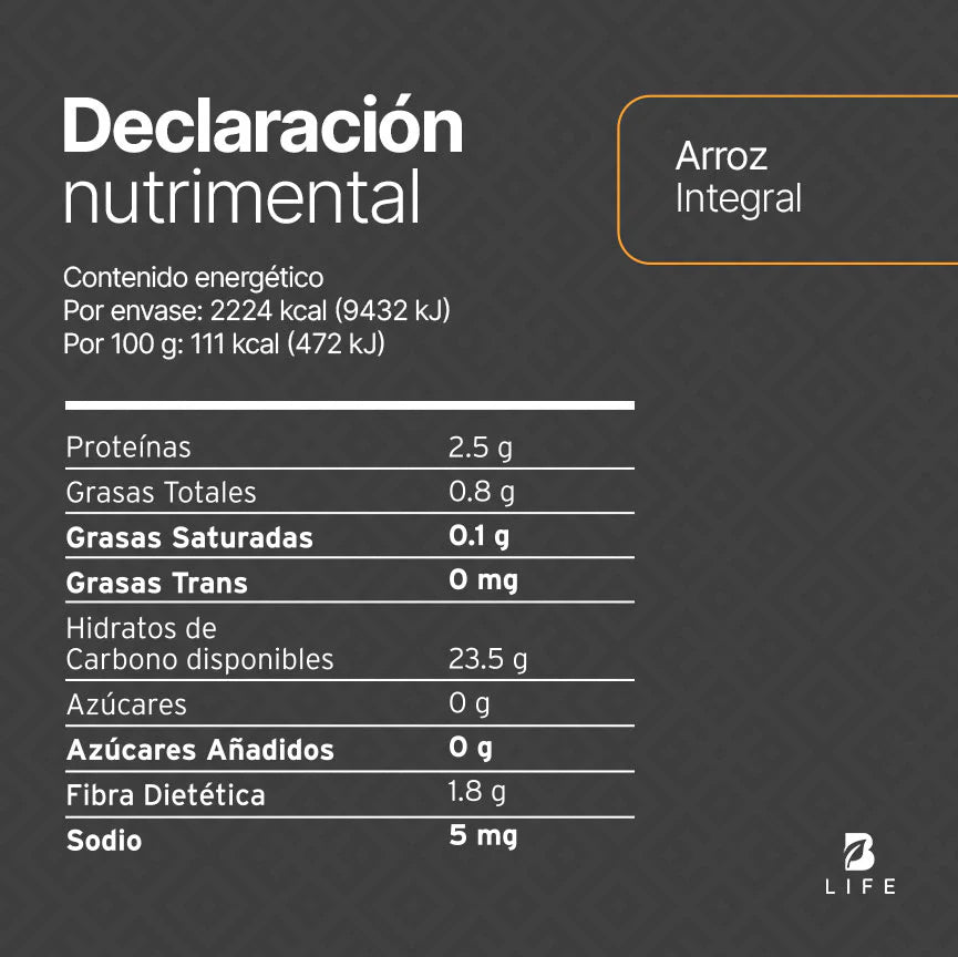 Arroz Integral Orgánico