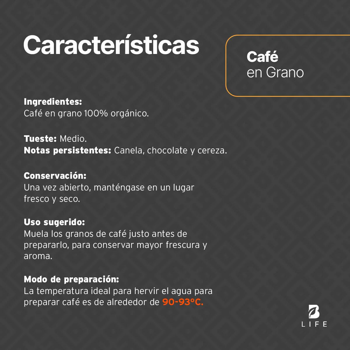 Café en Grano Orgánico