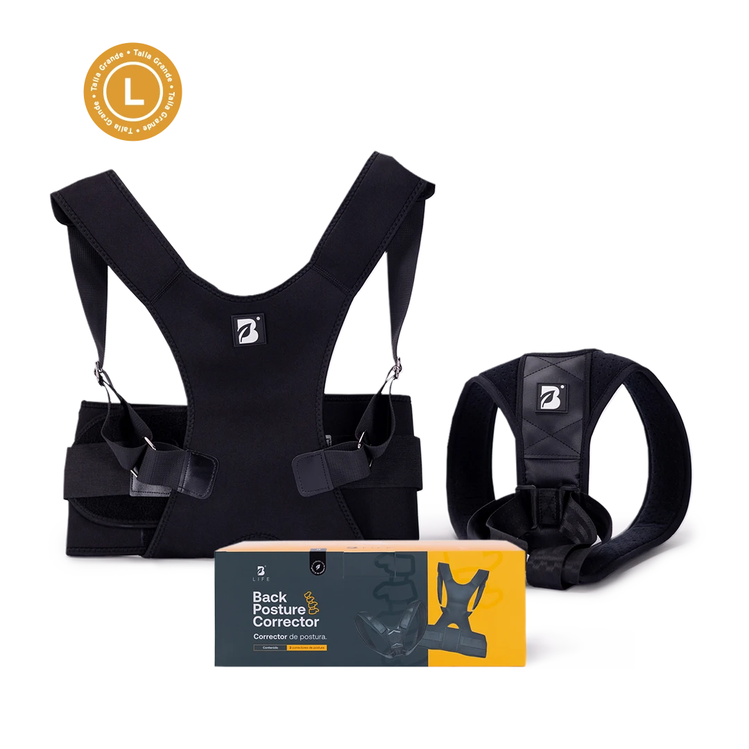 Posture Corrector B Life. Soporte para Espalda y Hombros, Diseño Ergonómico - L - B Life®