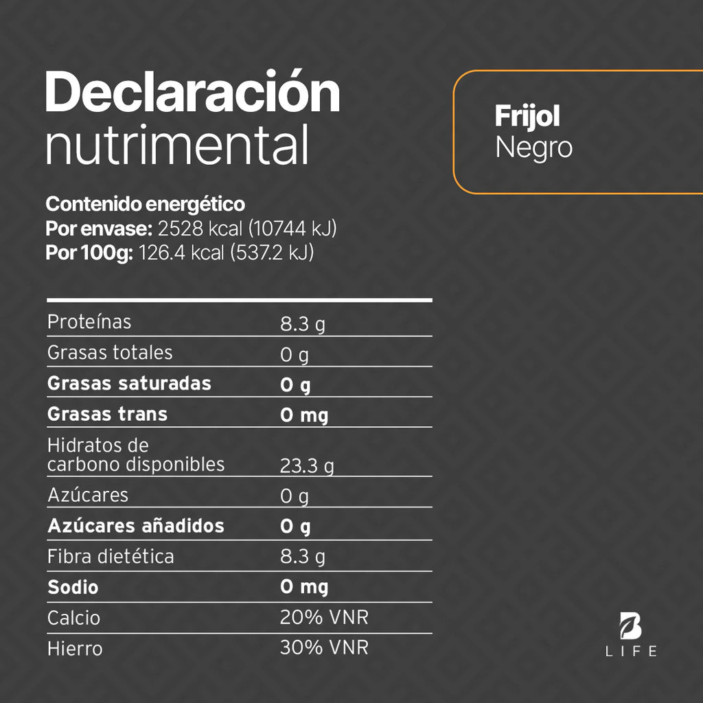 Frijol Negro Orgánico