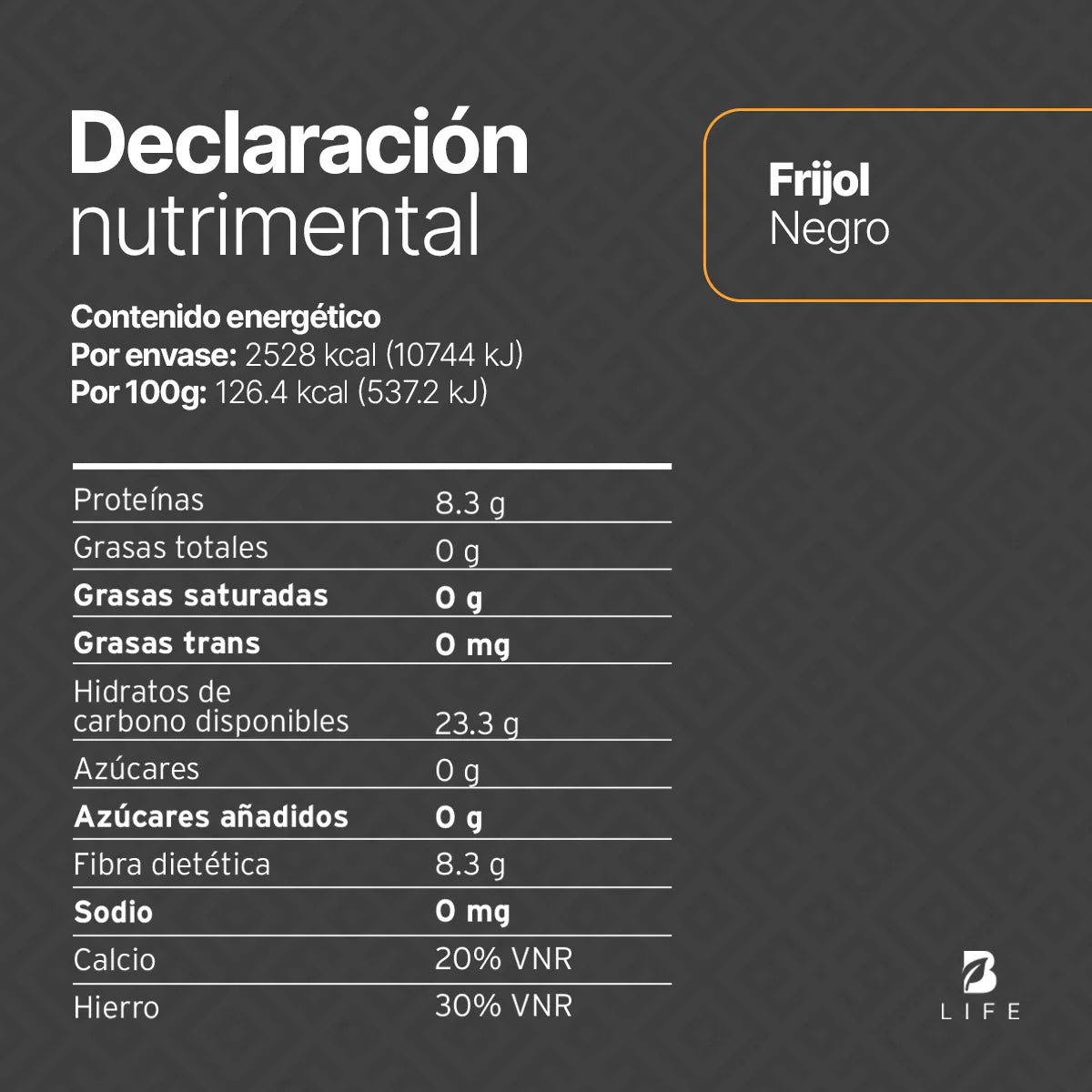 Frijol Negro Orgánico
