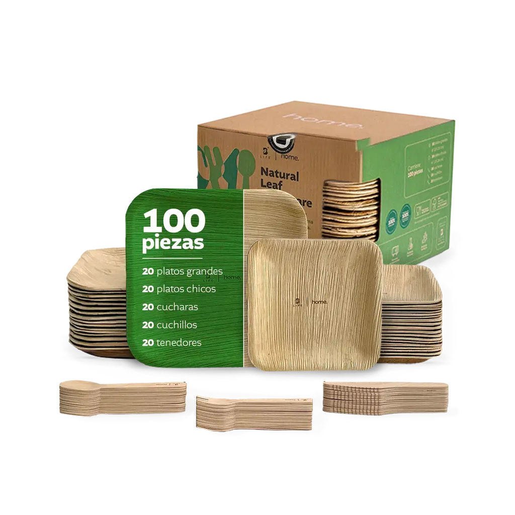 Desechables Hoja de Palma Biodegradable