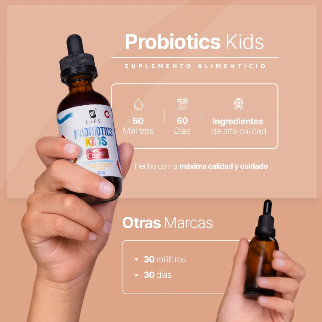 Probióticos en Gotas con 9 Cepas, Inulina y Bromelina