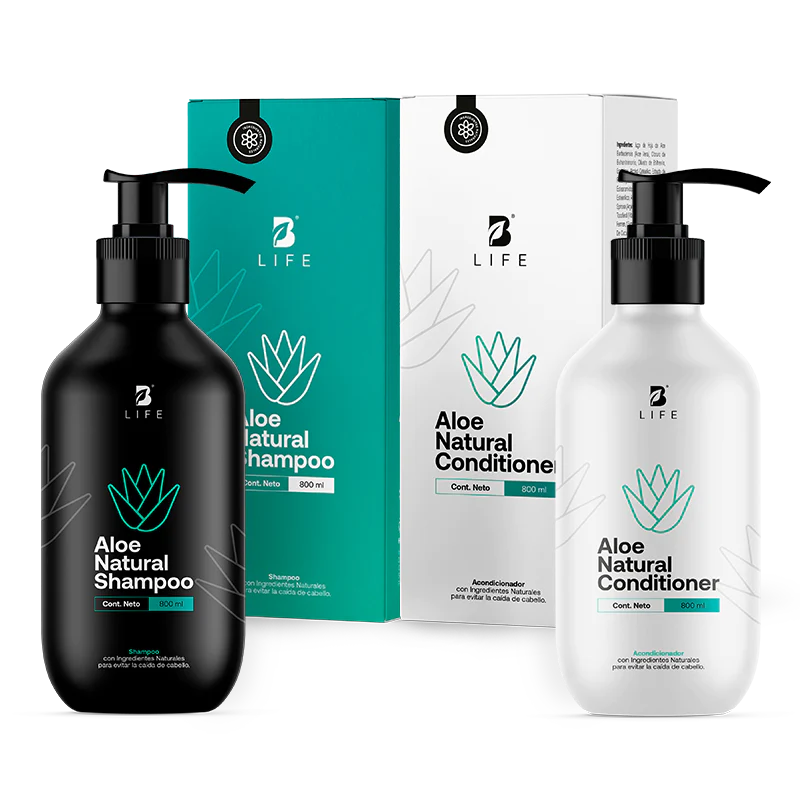 Kit Natural de Aloe Champú y Acondicionador