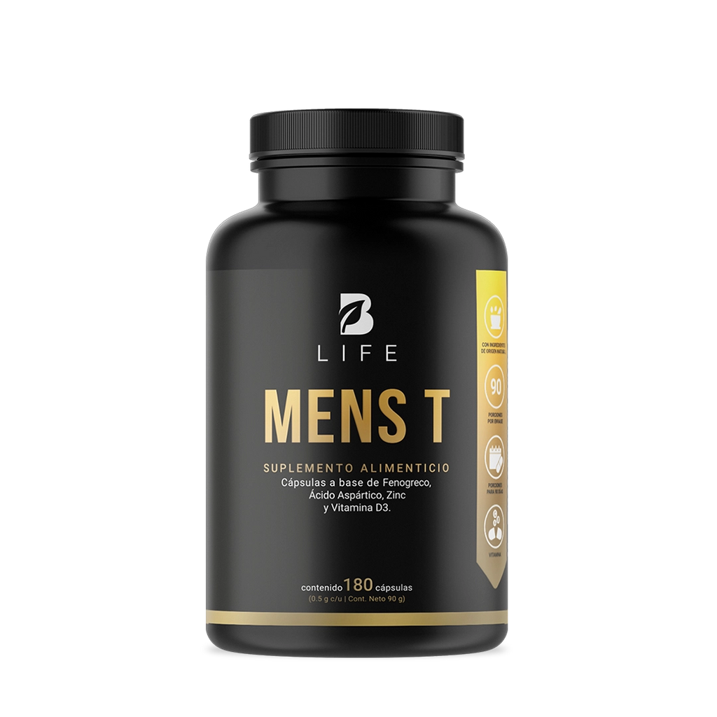 Mezcla de Vitaminas Para Hombre | Fenogreco, Ácido Aspártico, Arginina, Zinc y D3 