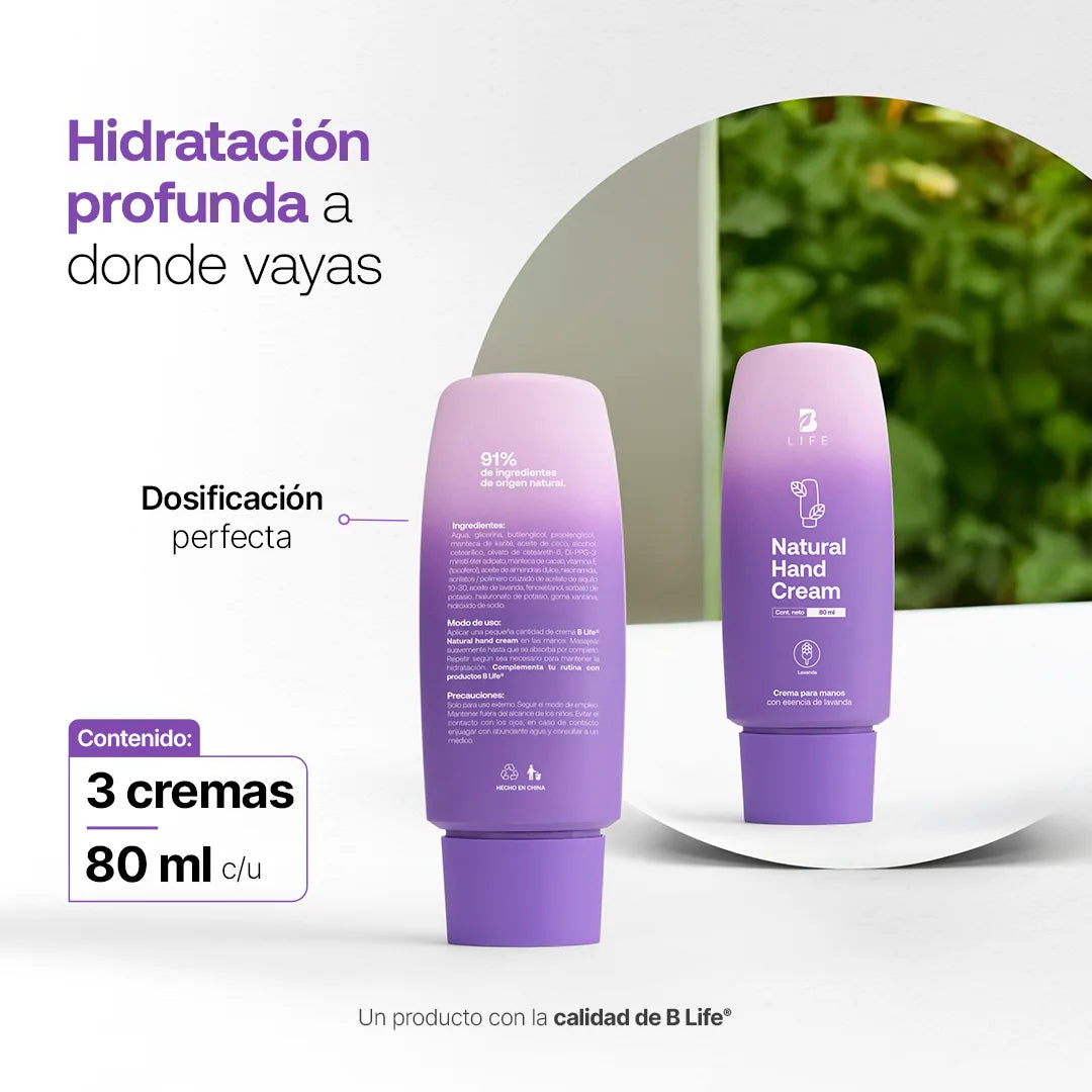 Natural Hand Cream Lavanda