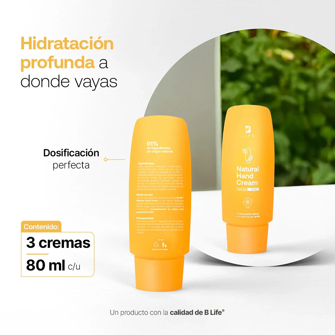 Natural Hand Cream Vainilla