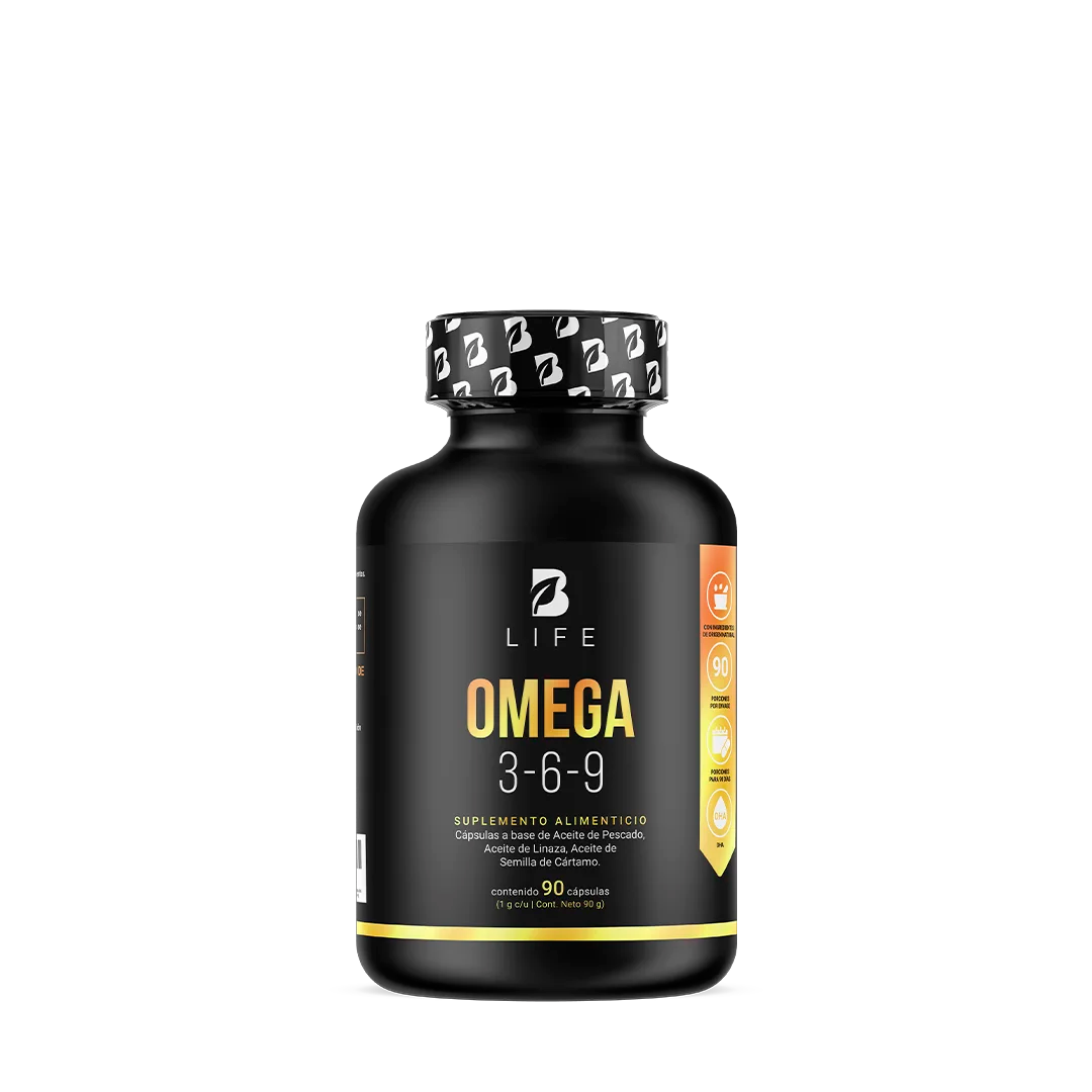 Omega 3-6-9 con Aceite de Pescado (EPA y DHA), Linaza y Cártamo