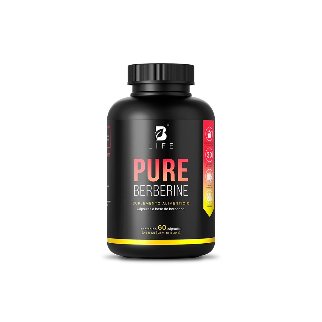 Berberina HCL Pura 500 mg por cápsula